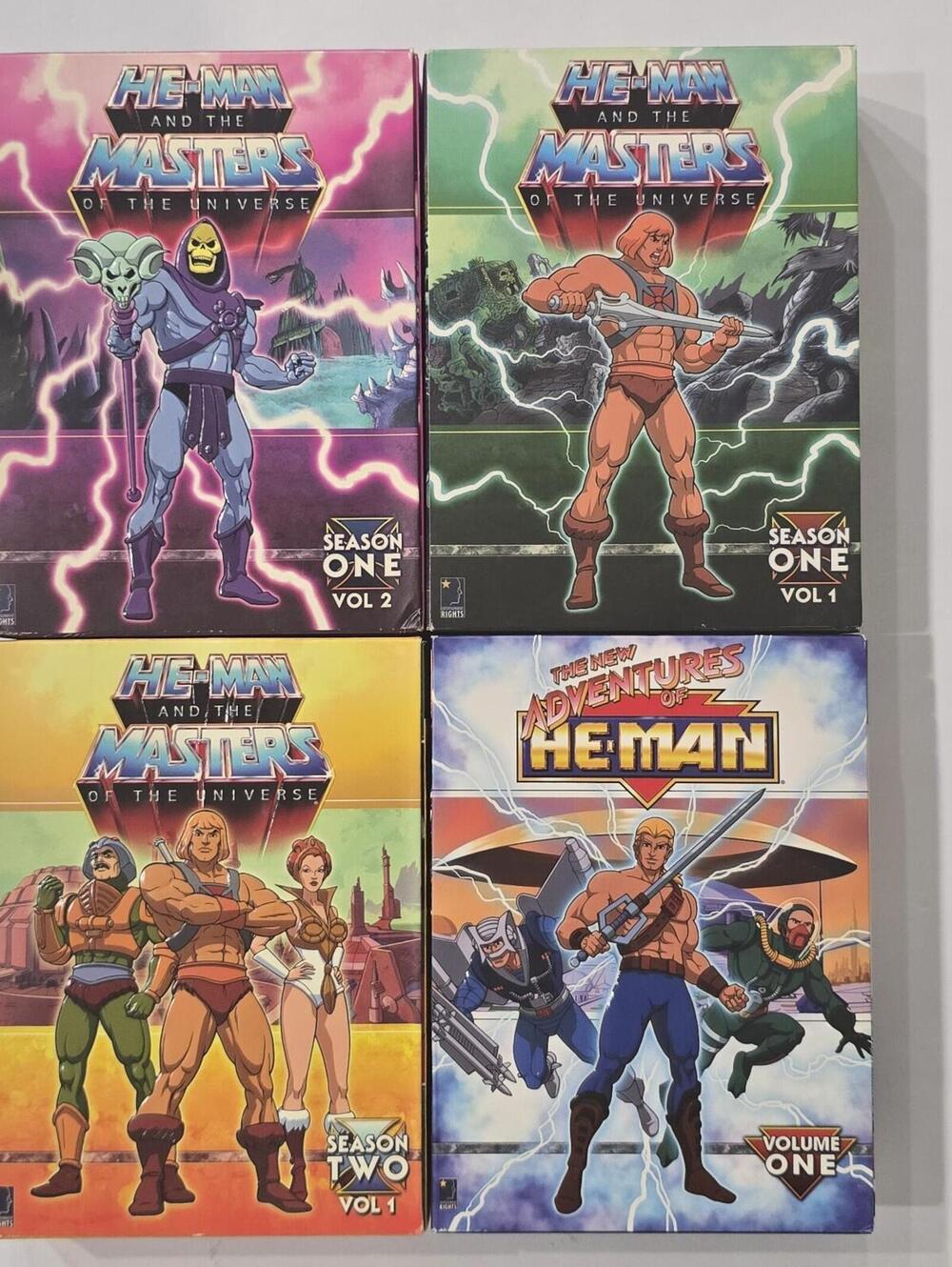 He Man Masters Universe DVD Lot Complete Season 1 2 New Adventures Set